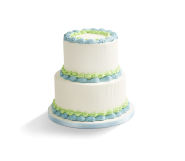 Tiered VIntage Sky Cake 