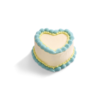 Vintage Sky Heart Cake