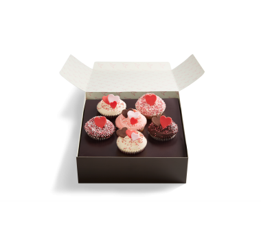 Made Without Gluten Valentine's Cupcake Selection Box